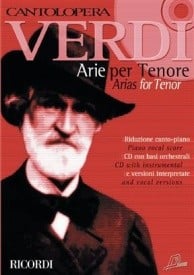 Cantolopera : Verdi - Arias for Tenor published by Ricordi (Book & CD)